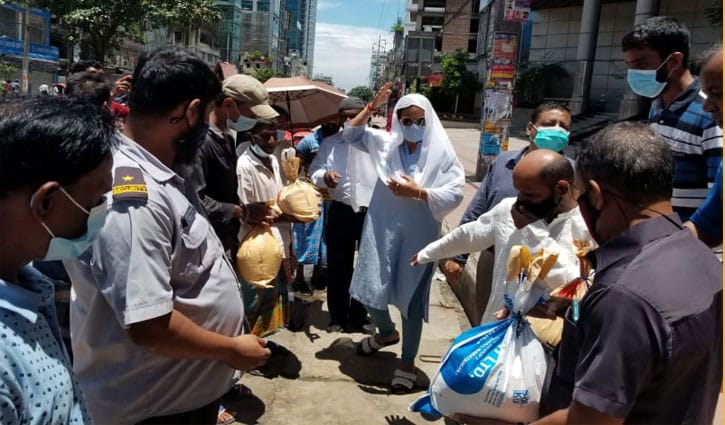করোনা মোকাবিলায় বিত্তশালীদের এগিয়ে আসার আহ্বান বিদিশার করোনা মোকাবিলায় বিত্তশালীদের এগিয়ে আসার আহ্বান বিদিশার