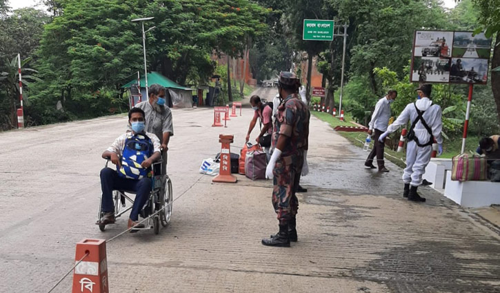 সোনামসজিদ স্থলবন্দর দিয়ে ফিরলেন আরও ৪ জন