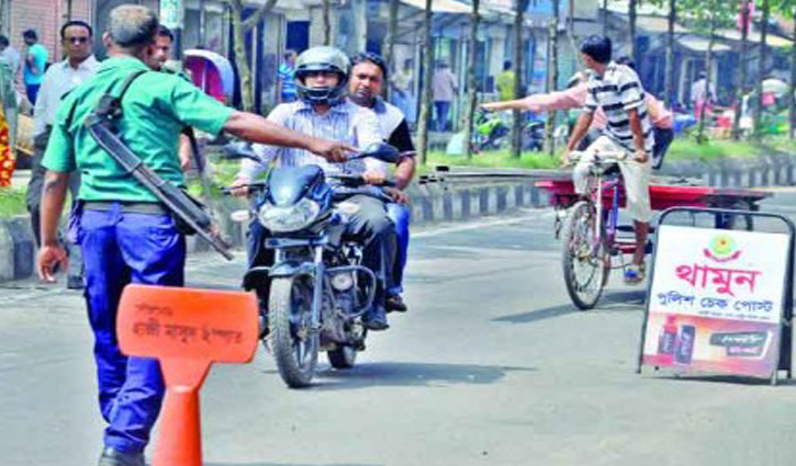 লকডাউনের দশম দিনে রাজধানীতে গ্রেপ্তার ৩০৩