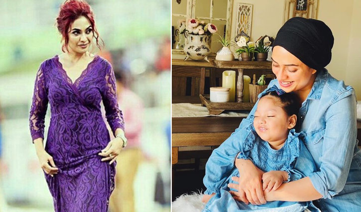 মেয়ের জন‌্য মিডিয়া ছেড়েছেন আমব্রিন