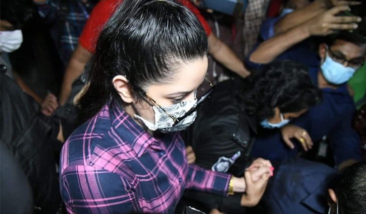 Actress Pori Moni held, huge drug seized Actress Pori Moni held, huge drug seized