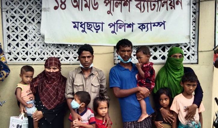 10 Rohingyas who fled from Bhashan Char arrested 10 Rohingyas who fled from Bhashan Char arrested