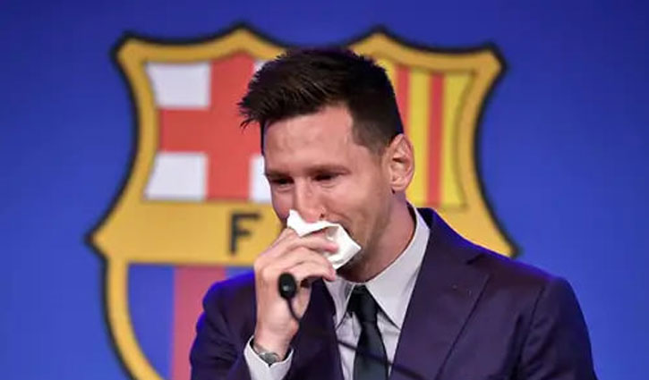 Messi in tears as he confirms he’s leaving Barcelona