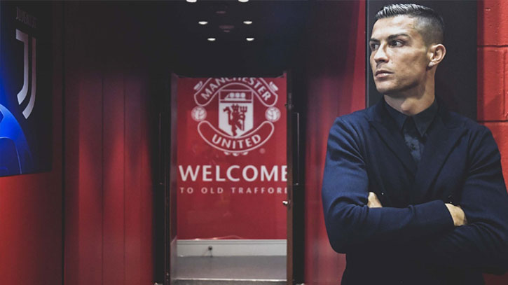 Ronaldo completes stunning move to Manchester United from Juventus