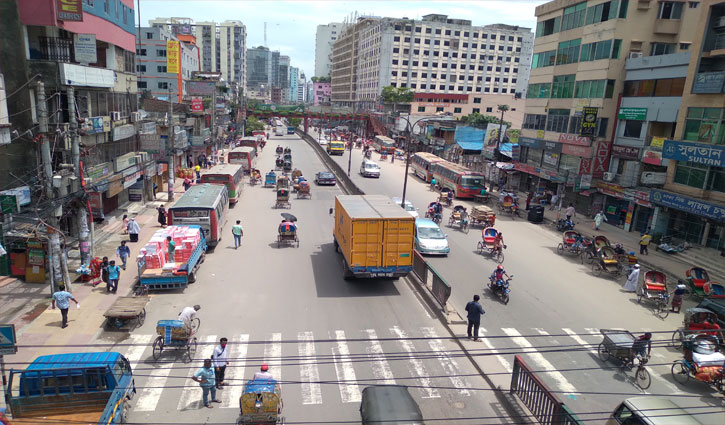 লকডাউনের ১১তম দিনে সড়কে চাপ