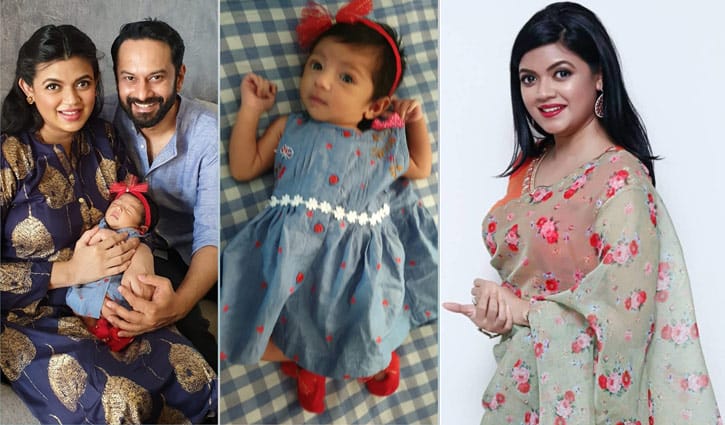মেয়েকে প্রকাশ্যে আনলেন নাবিলা মেয়েকে প্রকাশ্যে আনলেন নাবিলা