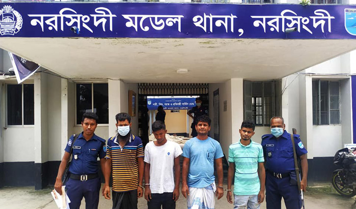 নরসিংদীতে ইয়াবাসহ ৫ মাদক কারবারি গ্রেপ্তার
