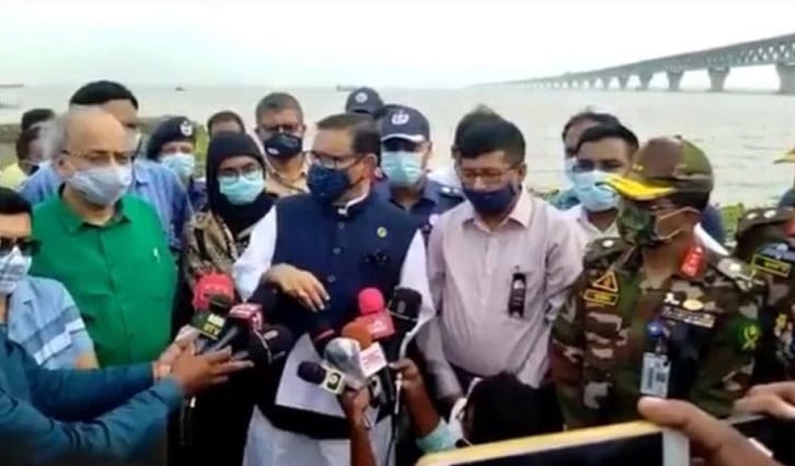 পদ্মা সেতুতে ধাক্কার বিষয়ে যা বললেন সেতুমন্ত্রী পদ্মা সেতুতে ধাক্কার বিষয়ে যা বললেন সেতুমন্ত্রী