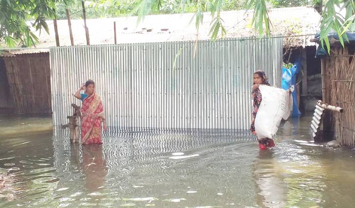 তিস্তা পাড়ের কয়েক হাজার মানুষ পানিবন্দি