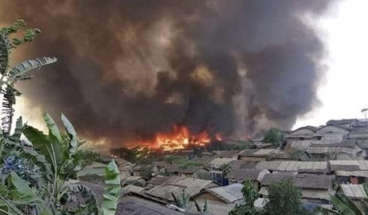 রোহিঙ্গা ক্যাম্পে আগুন: ১০ মিলিয়ন ডলার জরুরি সহায়তা ঘোষণা রোহিঙ্গা ক্যাম্পে আগুন: ১০ মিলিয়ন ডলার জরুরি সহায়তা ঘোষণা