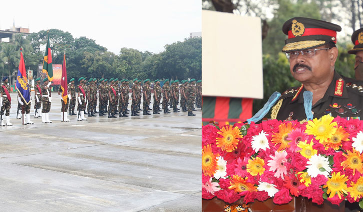 সেনাপ্রধান আজিজ আহমেদকে কর্নেল কমান্ড্যান্টের বিদায় সংবর্ধনা সেনাপ্রধান আজিজ আহমেদকে কর্নেল কমান্ড্যান্টের বিদায় সংবর্ধনা
