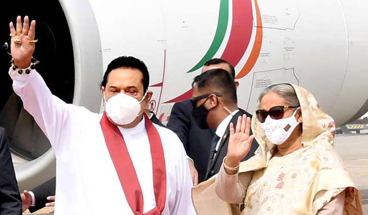 ঢ‌াকায় মাহিন্দা রাজাপাকসে