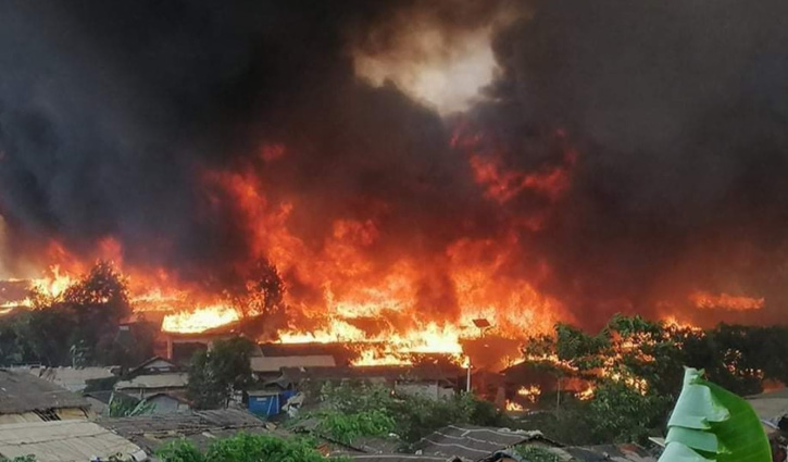রোহিঙ্গা ক্যাম্পে আগুন রোহিঙ্গা ক্যাম্পে আগুন