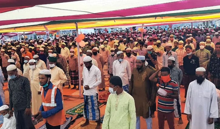 ভাসানচরে রোহিঙ্গাদের উৎসব মুখর পরিবেশে ঈদ উদযাপন ভাসানচরে রোহিঙ্গাদের উৎসব মুখর পরিবেশে ঈদ উদযাপন