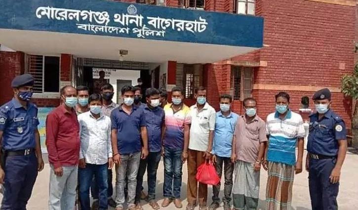 মোরেলগঞ্জে চাল দেওয়ার সময় হামলার ঘটনায় গ্রেপ্তার ১৩ মোরেলগঞ্জে চাল দেওয়ার সময় হামলার ঘটনায় গ্রেপ্তার ১৩