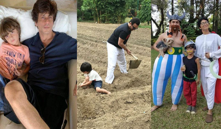 বলিউডের নায়কেরা যখন বাবা বলিউডের নায়কেরা যখন বাবা