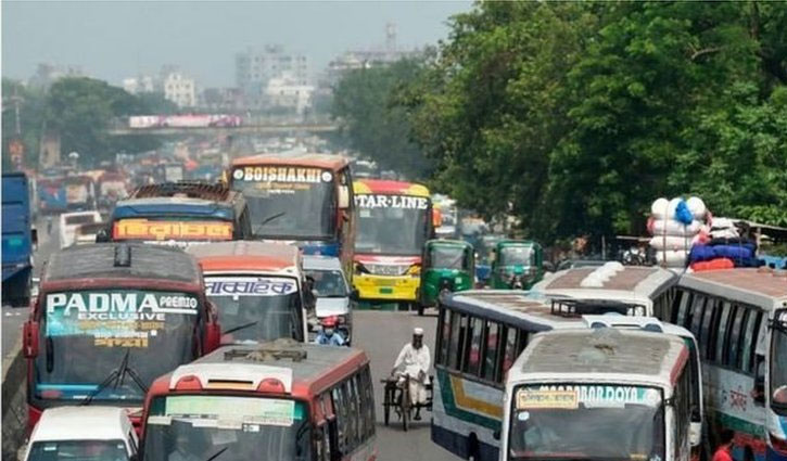 বুধবার থেকে গণপরিবহনে ভাড়া ৬০ শতাংশ কার্যকর