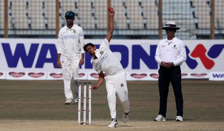 Disciplined bowling can secure the Test match: Taijul Islam