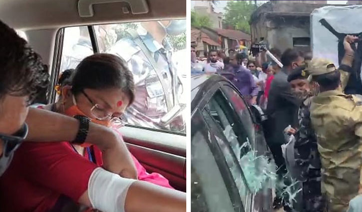 পশ্চিমবঙ্গে ভোটে হামলা-পাল্টা হামলা, অভিনেত্রী লকেটের গাড়ি ভাঙচুর পশ্চিমবঙ্গে ভোটে হামলা-পাল্টা হামলা, অভিনেত্রী লকেটের গাড়ি ভাঙচুর