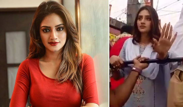 নির্বাচনি প্রচারে মেজাজ হারালেন নুসরাত, ভিডিও ভাইরাল নির্বাচনি প্রচারে মেজাজ হারালেন নুসরাত, ভিডিও ভাইরাল