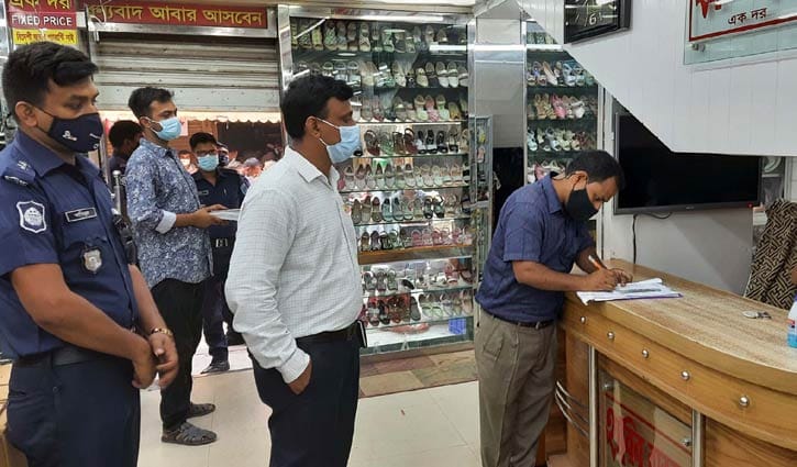 টাঙ্গাইলে ১০ ব্যবসায়ীকে জরিমানা