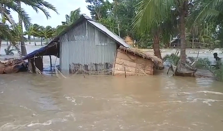 পটুয়াখালীতে ১৪ গ্রাম প্লাবিত পটুয়াখালীতে ১৪ গ্রাম প্লাবিত