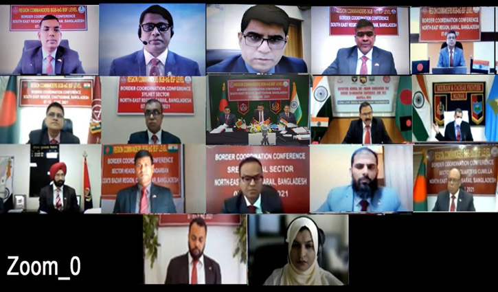 বন্ধুত্বপূর্ণ সম্পর্ক বজায় রাখার প্রত্যয়ে সীমান্ত সম্মেলন সমাপ্ত বন্ধুত্বপূর্ণ সম্পর্ক বজায় রাখার প্রত্যয়ে সীমান্ত সম্মেলন সমাপ্ত