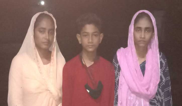 চুনারুঘাটে লাশ দেখতে স্বামী-সন্তানদেরকে বাঁধা চুনারুঘাটে লাশ দেখতে স্বামী-সন্তানদেরকে বাঁধা