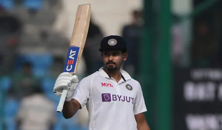 অভিষেক টেস্টে বিরল রেকর্ড গড়লেন আইয়ার অভিষেক টেস্টে বিরল রেকর্ড গড়লেন আইয়ার