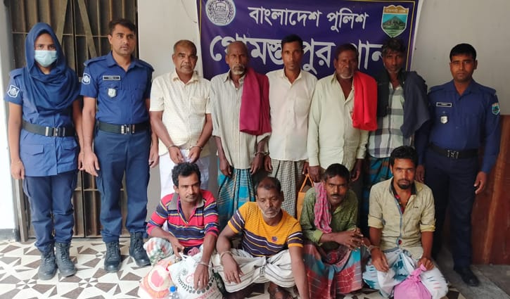 গোমস্তাপুরে পুলিশের বিশেষ অভিযানে আটক ১০ গোমস্তাপুরে পুলিশের বিশেষ অভিযানে আটক ১০