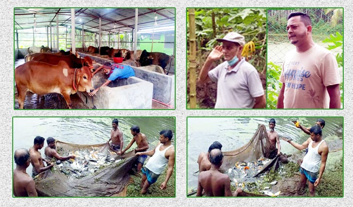 দুই ভাইয়ের সমন্বিত খামারে ২০ জনের কর্মসংস্থান 