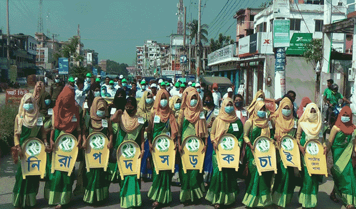 নাটোরে জাতীয় নিরাপদ সড়ক দিবসে র্যালি ও আলোচনা সভা নাটোরে জাতীয় নিরাপদ সড়ক দিবসে র্যালি ও আলোচনা সভা
