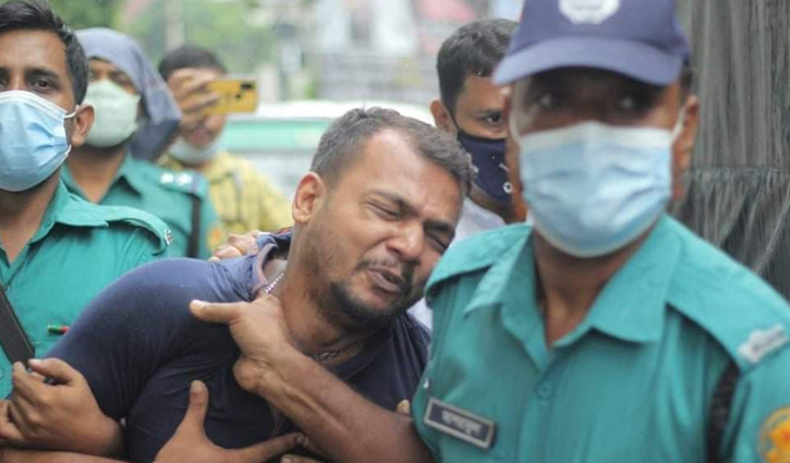 ইভ্যালির রাসেলের মুক্তি চেয়ে স্লোগান, যুবক আটক