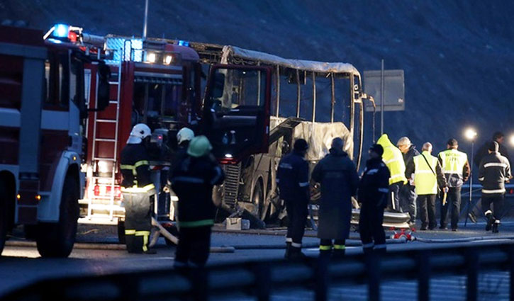 Bus accident in Bulgaria leaves 46 dead