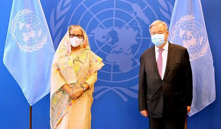 Guterres praises Sheikh Hasina’s leadership Guterres praises Sheikh Hasina’s leadership
