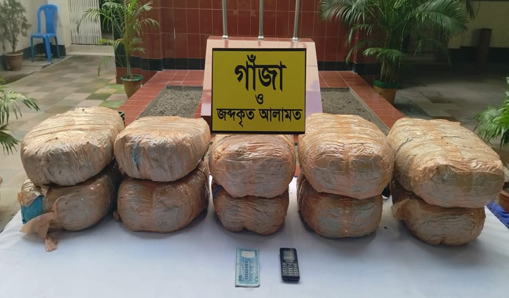 মাছের ড্রামে গাঁজা পাচার মাছের ড্রামে গাঁজা পাচার