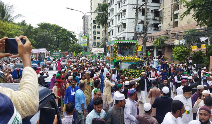 ঈদে মিলাদুন্নবী উপলক্ষে রাজধানীতে জশনে জুলুস