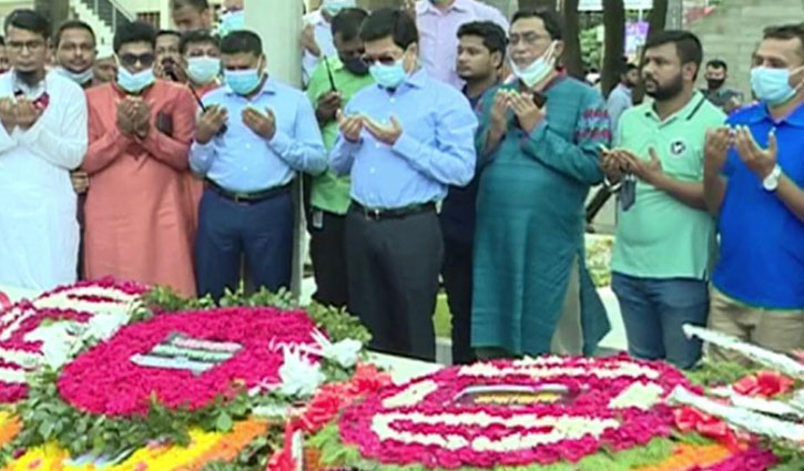 শেখ রাসেলের জন্মদিনে তাপসের শ্রদ্ধা শেখ রাসেলের জন্মদিনে তাপসের শ্রদ্ধা