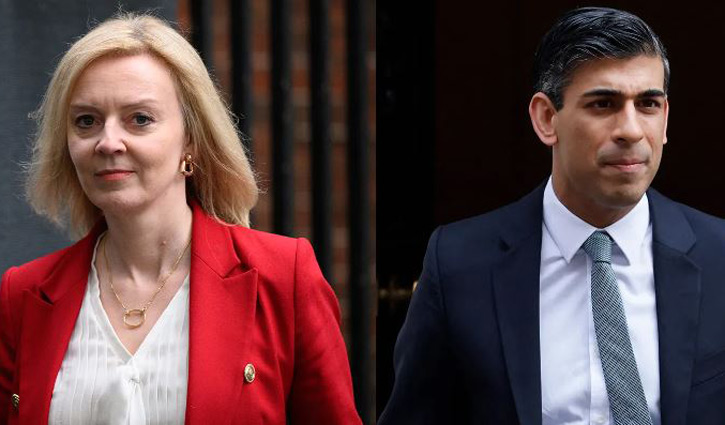 রিশি সুনাক নাকি লিজ ট্রাস-কে হচ্ছেন নতুন ব্রিটিশ প্রধানমন্ত্রী