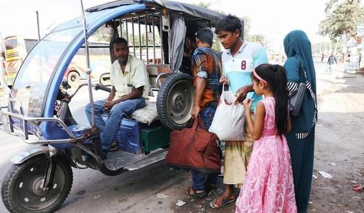 দ্বিতীয় দিনের পরিবহন ধর্মঘট চলছে ফরিদপুরে