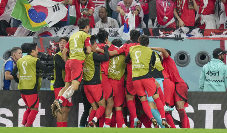 জিতেও উরুগুয়ের বিদায়, পর্তুগালকে হারিয়ে শেষ ষোলোতে দ. কোরিয়া