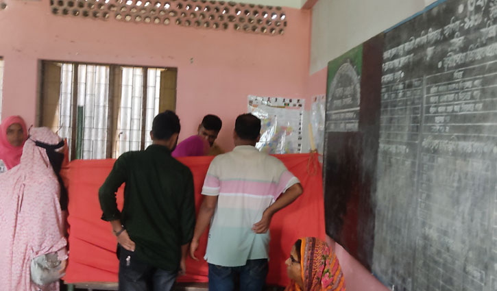 টাঙ্গাইলে ইউপি নির্বাচন: গোপন বুথে ভোট নিচ্ছে বহিরাগতরা