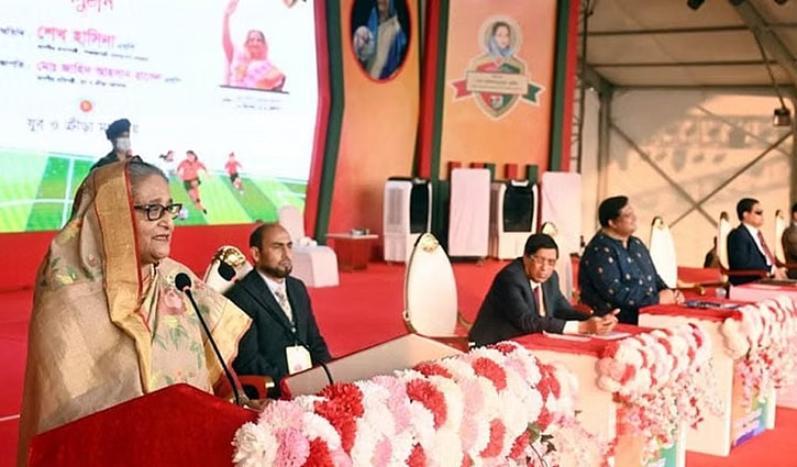 বাংলাদেশ ভবিষ্যতে বিশ্বকাপ ফুটবল খেলবে: প্রধানমন্ত্রী