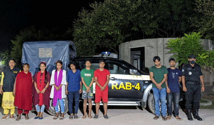 Eight members of kidnapping gang arrested in Savar