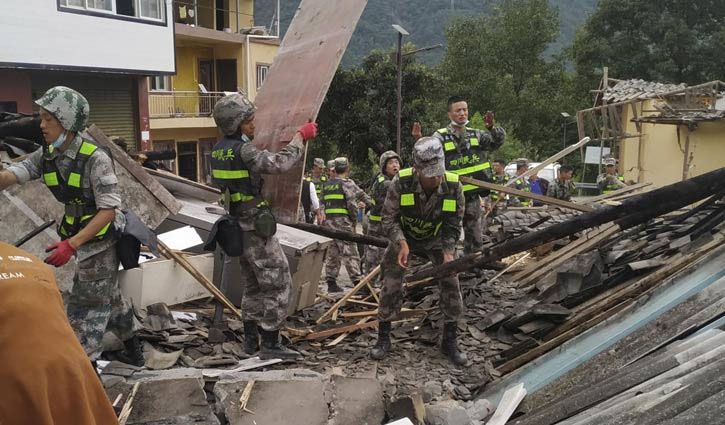 China earthquake death toll rises to 74