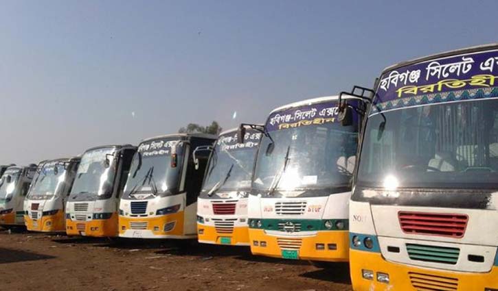 People suffer as transport strike begins in Habiganj