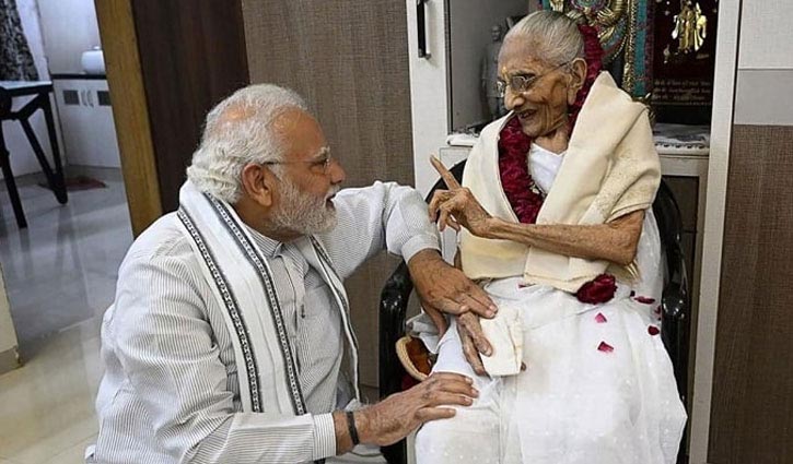 Narendra Modi’s mother dies