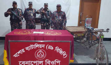 BGB seizes 9 gold bars from rickshaw van in Jashore