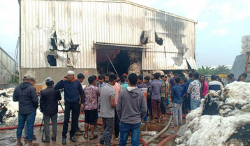 Fire at Gazipur textile mill
