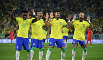Brazil beat S Korea 4-1 to advance to quarterfinals